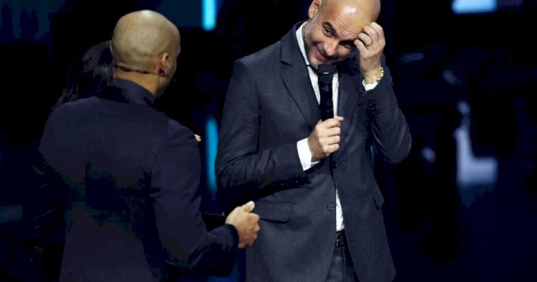 que-equipo-jugaba-mejor,-el-barsa-2010-o-el-city-2023:-la-elocuente-reaccion-de-guardiola-ante-la-incomoda-pregunta-de-henry-en-los-the-best