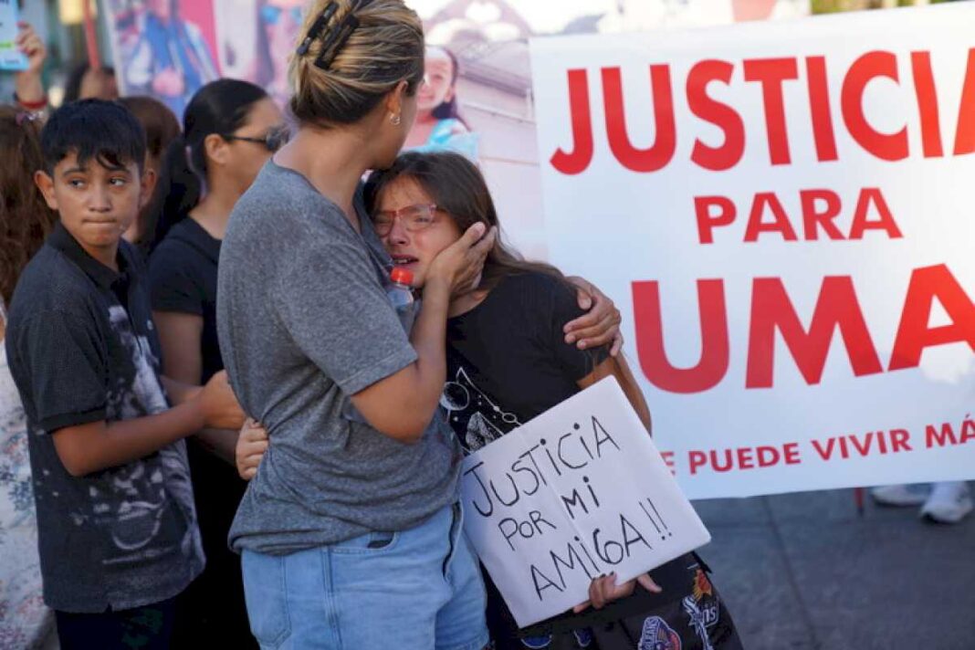 marcha-por-el-crimen-de-uma:-los-vecinos-quisieron-llegar-a-la-comisaria-pero-vallaron-la-calle