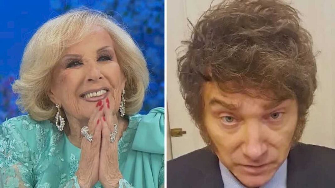 mirtha-legrand-recibio-un-saludo-de-javier-milei-por-su-cumpleanos:-estamos-sacando-adelante-a-la-argentina