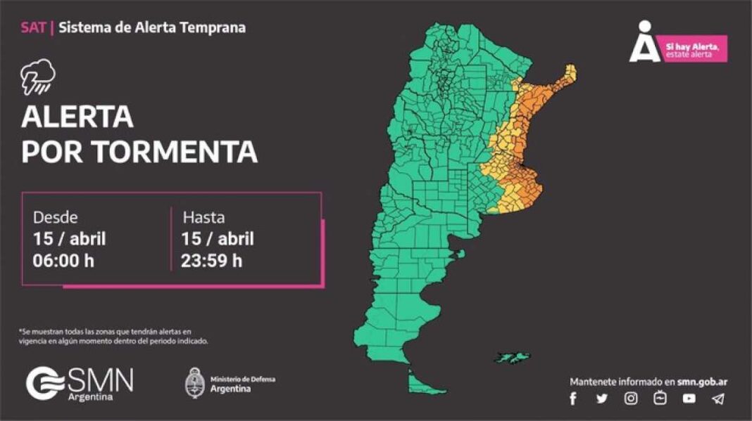 clima-hoy:-amplian-las-alertas-naranjas-por-lluvias-y-tormentas-y-ya-abarcan-casi-todo-buenos-aires-y-otras-4-provincias