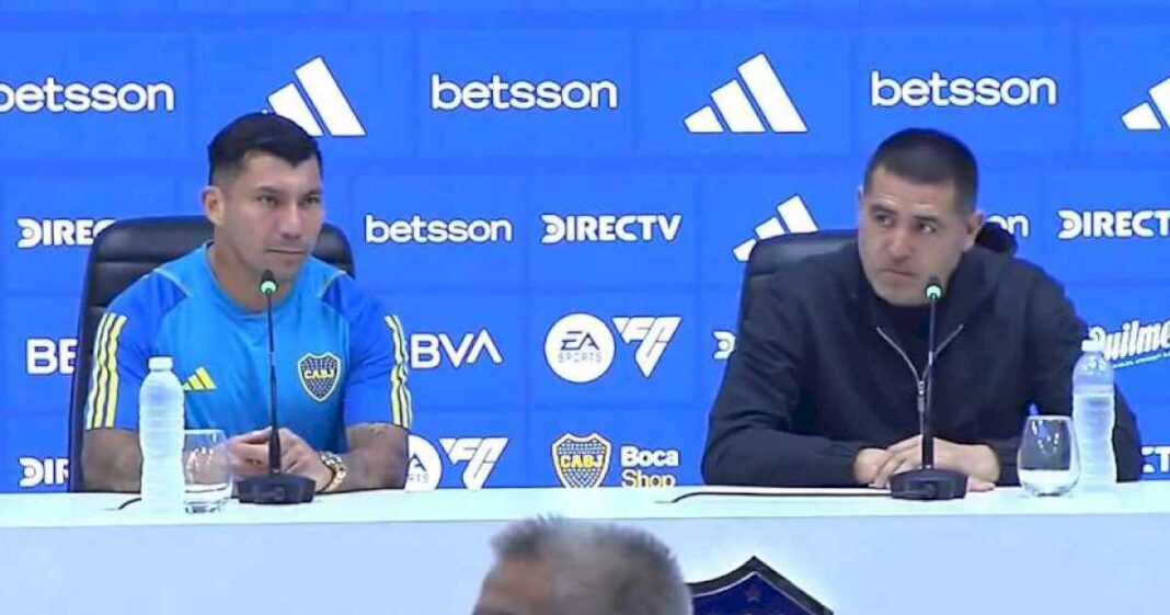 boca-presento-a-gary-medel:-estoy-disponible-para-jugar-en-todas-las-posiciones