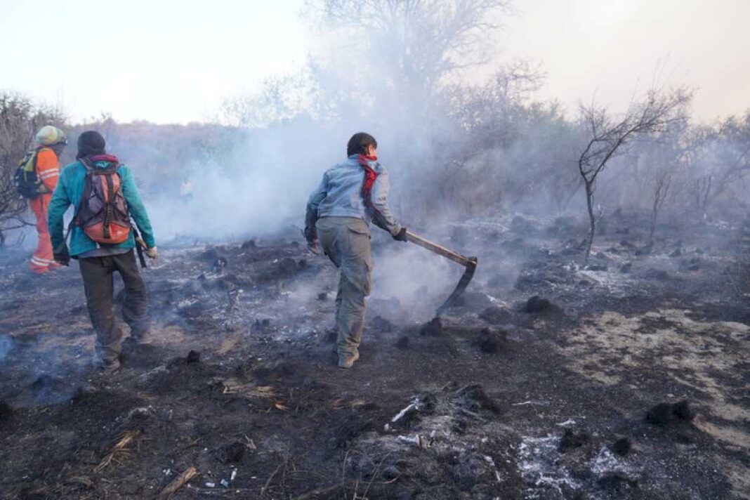 vecinos-mano-a-mano-contra-el-fuego-mientras-se-agrava-la-situacion-de-los-incendios-forestales-en-cordoba